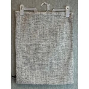 Rodeo Home Pillow Cover Set of 2 Gray Textured Weave Hidden Zipper